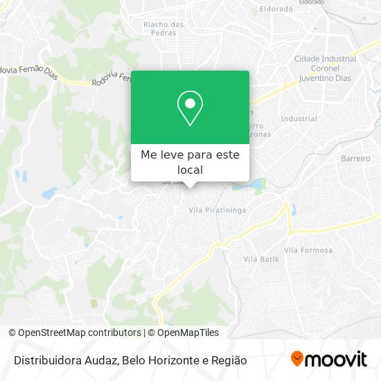 Distribuidora Audaz mapa