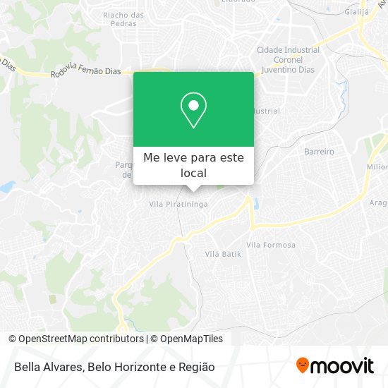 Bella Alvares mapa