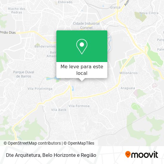 Dte Arquitetura mapa