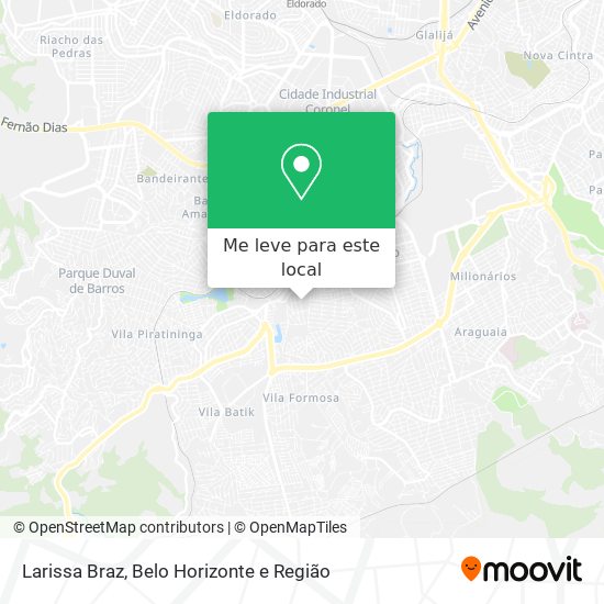 Larissa Braz mapa