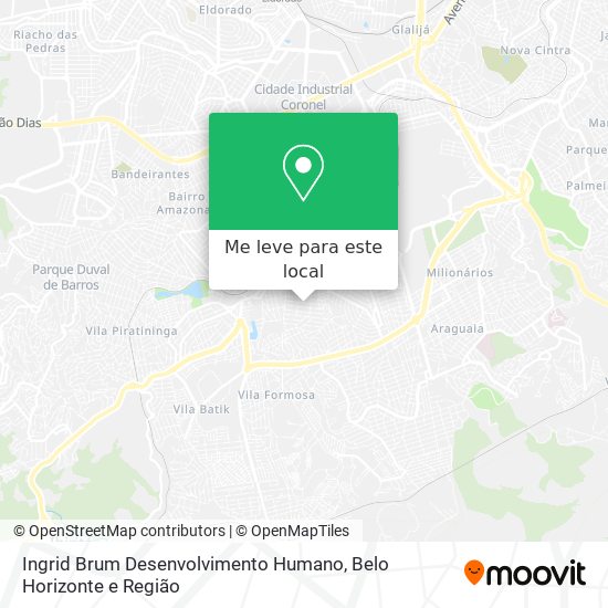 Ingrid Brum Desenvolvimento Humano mapa