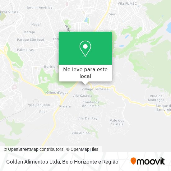 Golden Alimentos Ltda mapa