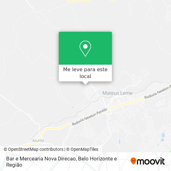 Bar e Mercearia Nova Direcao mapa