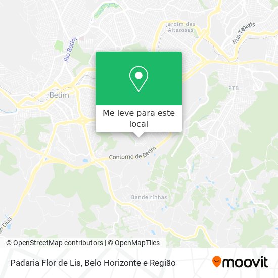 Padaria Flor de Lis mapa