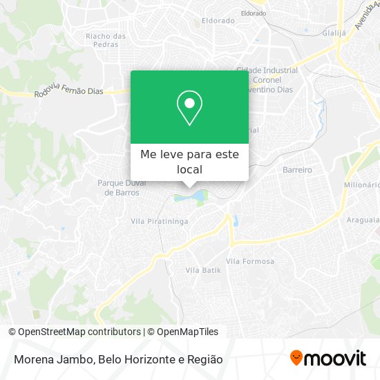 Morena Jambo mapa
