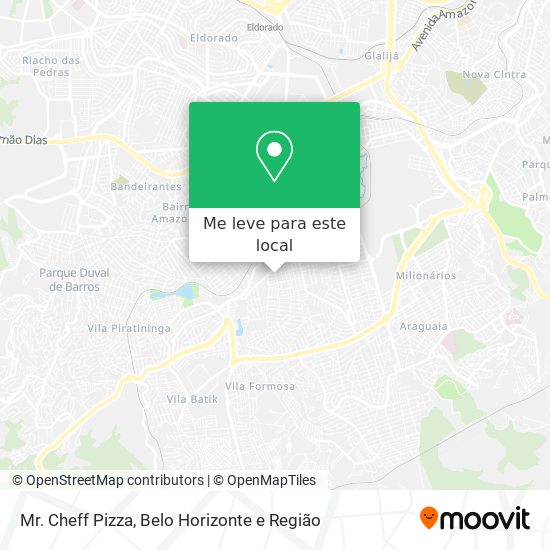 Mr. Cheff Pizza mapa