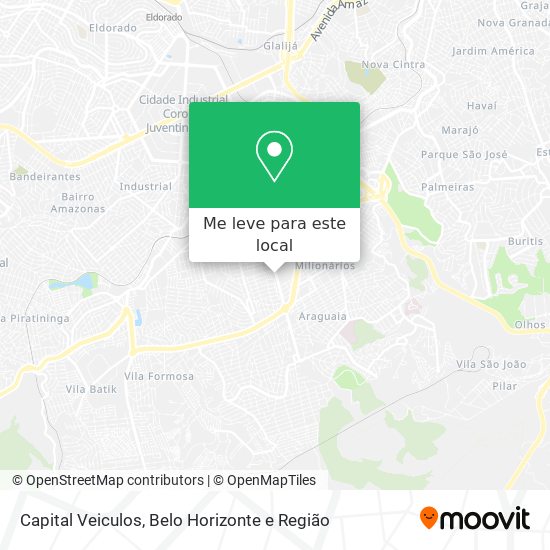 Capital Veiculos mapa