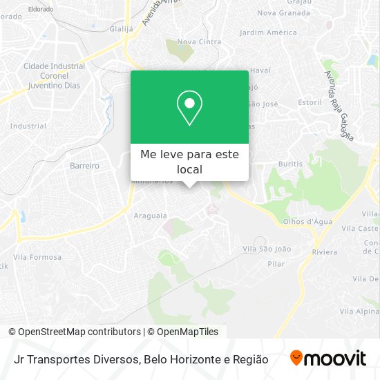 Jr Transportes Diversos mapa