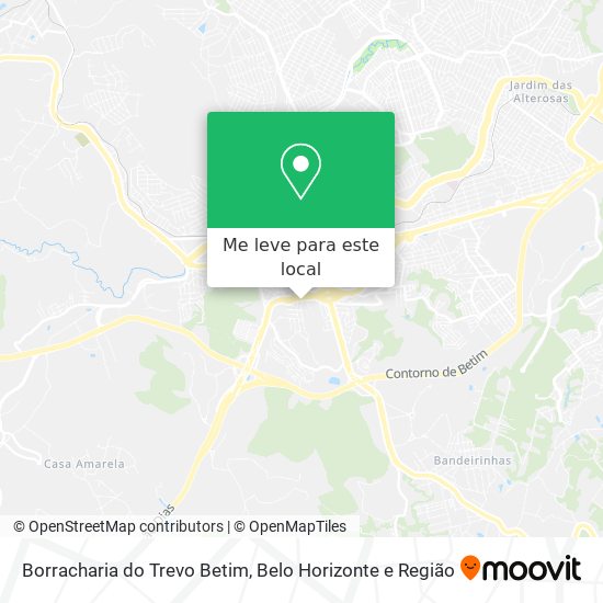Borracharia do Trevo Betim mapa