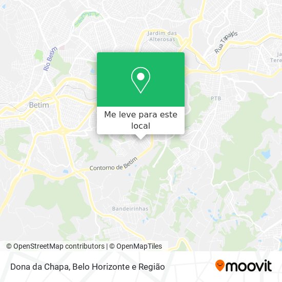 Dona da Chapa mapa
