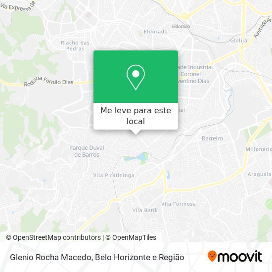 Glenio Rocha Macedo mapa