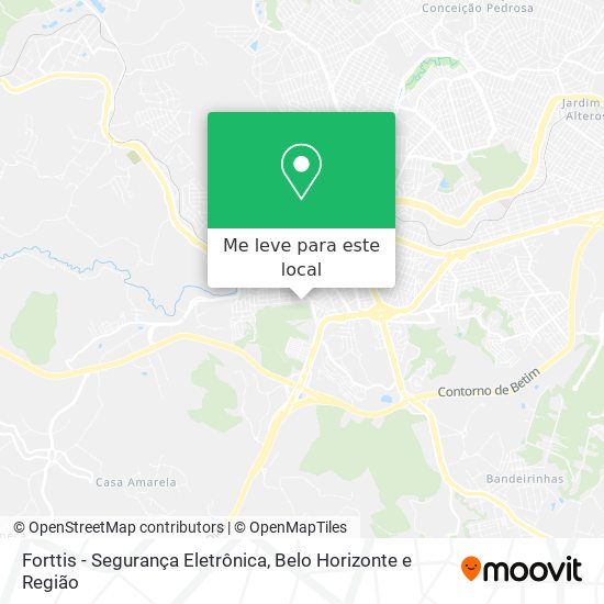 Forttis - Segurança Eletrônica mapa