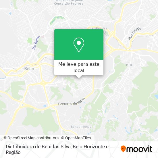 Distribuidora de Bebidas Silva mapa