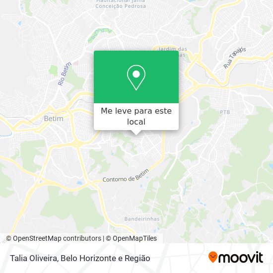 Talia Oliveira mapa