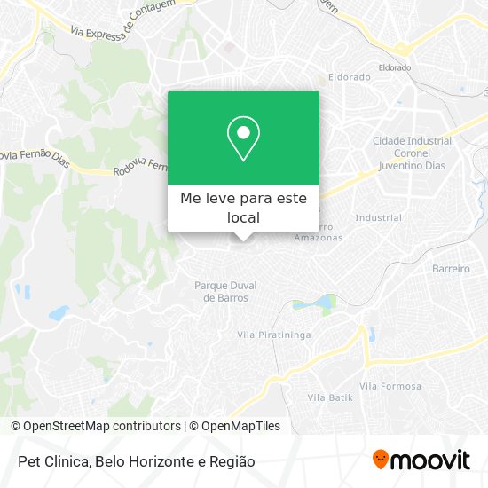 Pet Clinica mapa