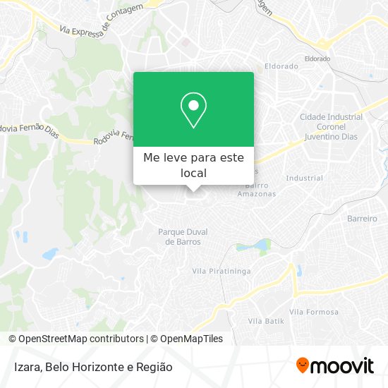 Izara mapa