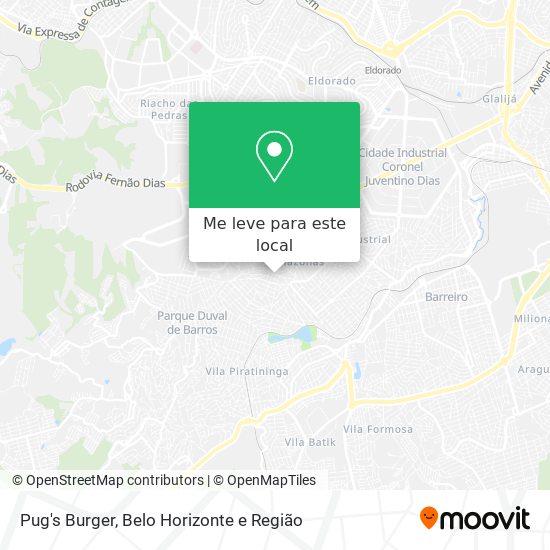 Pug's Burger mapa