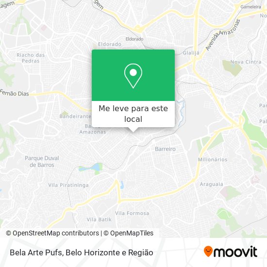 Bela Arte Pufs mapa