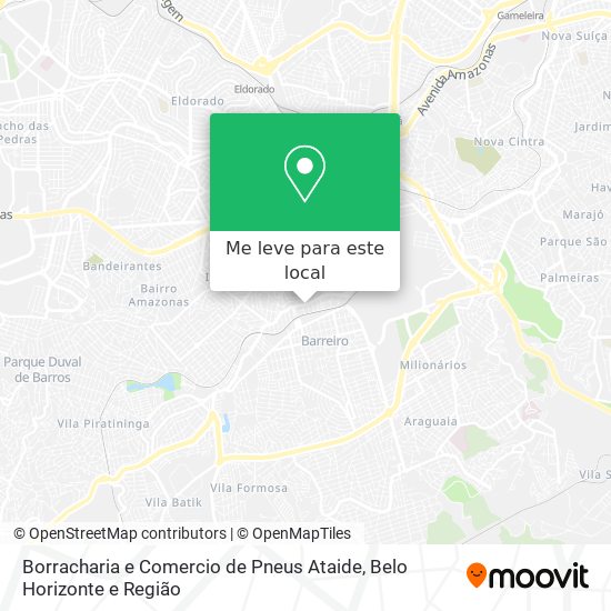 Borracharia e Comercio de Pneus Ataide mapa