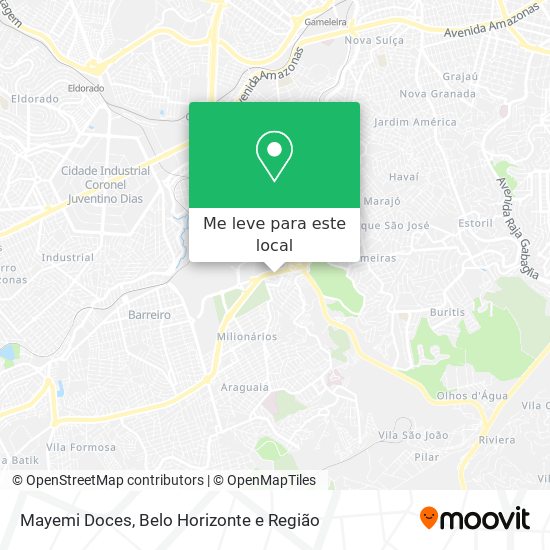Mayemi Doces mapa