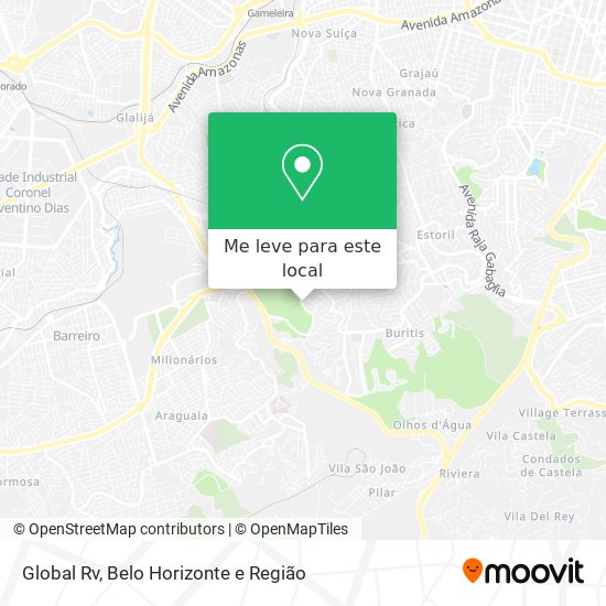 Global Rv mapa