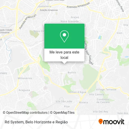 Rd System mapa