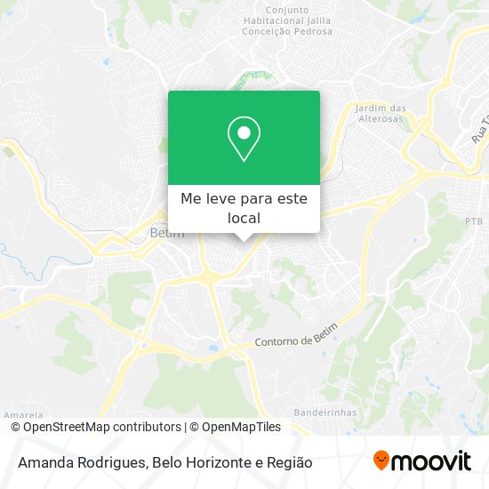 Amanda Rodrigues mapa