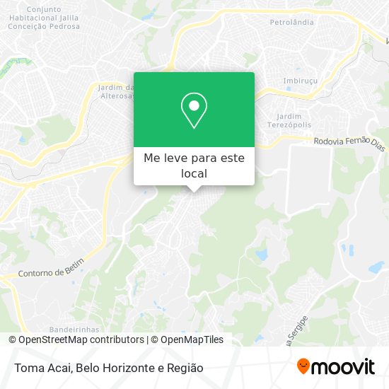 Toma Acai mapa