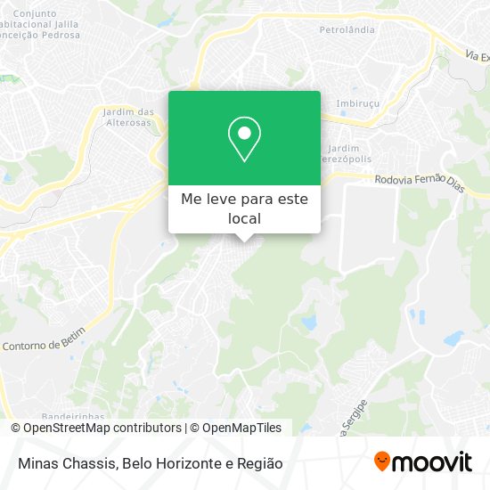 Minas Chassis mapa