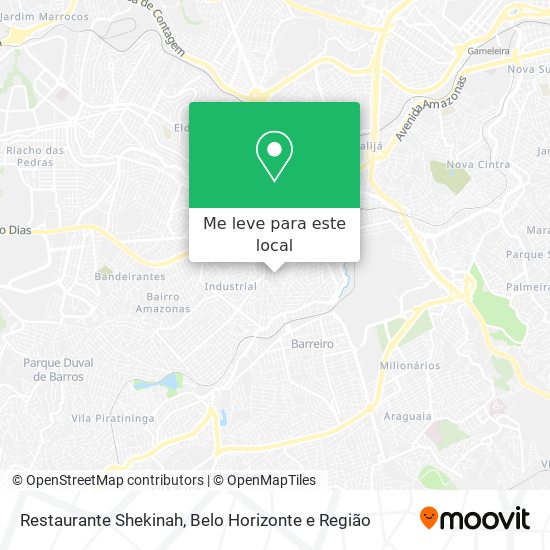 Restaurante Shekinah mapa
