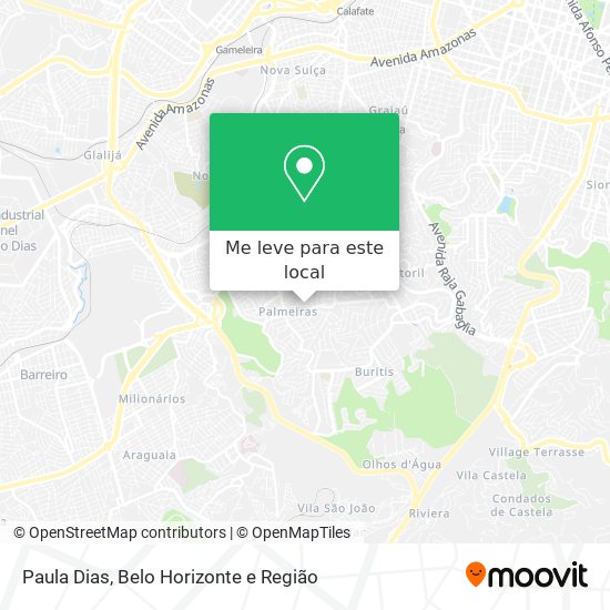 Paula Dias mapa