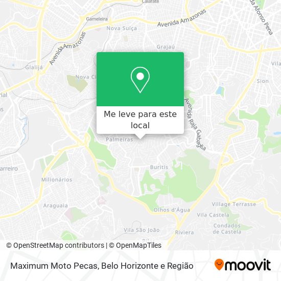 Maximum Moto Pecas mapa