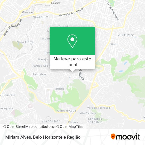 Miriam Alves mapa
