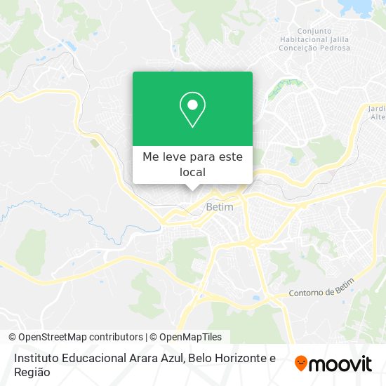 Instituto Educacional Arara Azul mapa