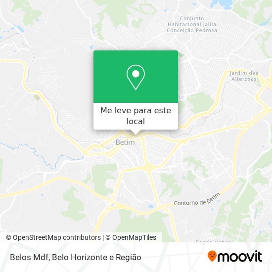 Belos Mdf mapa