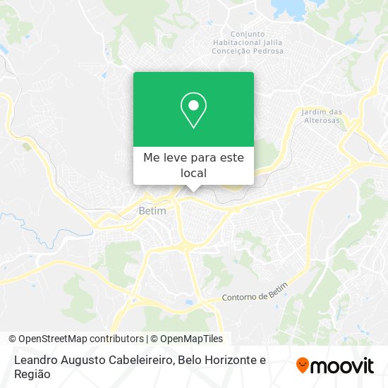 Leandro Augusto Cabeleireiro mapa