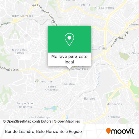 Bar do Leandro mapa