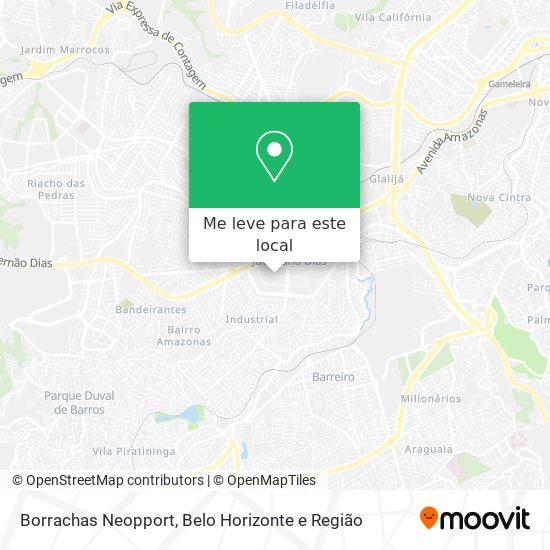 Borrachas Neopport mapa