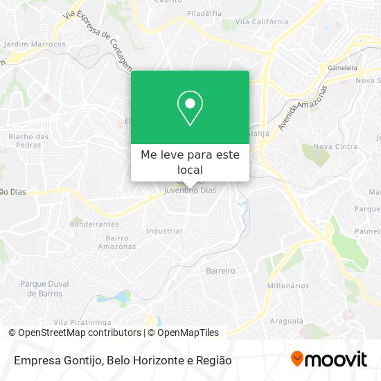 Empresa Gontijo mapa
