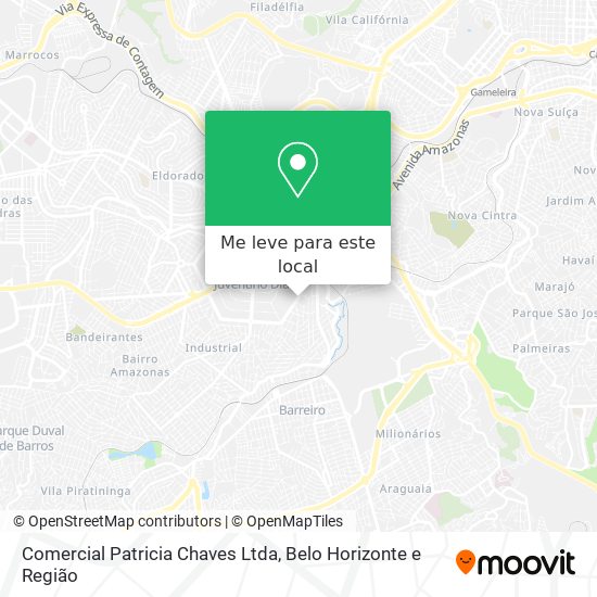 Comercial Patricia Chaves Ltda mapa