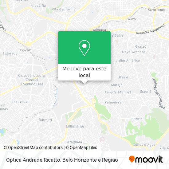 Optica Andrade Ricatto mapa