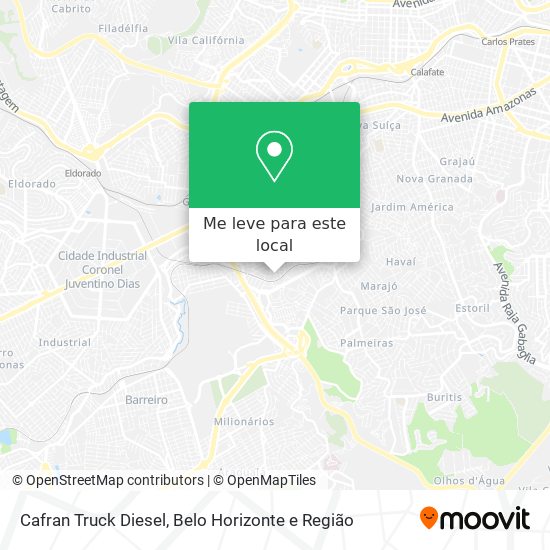Cafran Truck Diesel mapa