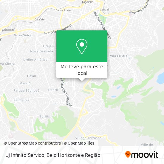 Jj Infinito Servico mapa