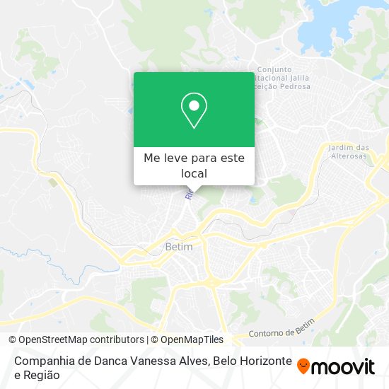 Companhia de Danca Vanessa Alves mapa