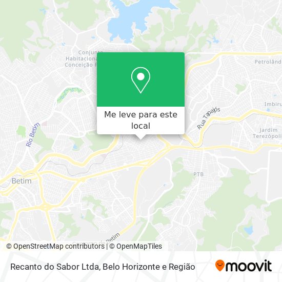 Recanto do Sabor Ltda mapa