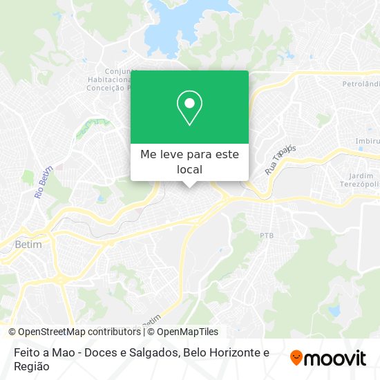 Feito a Mao - Doces e Salgados mapa