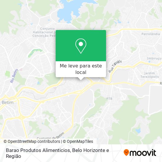 Barao Produtos Alimenticios mapa