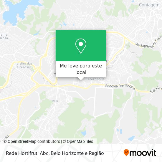 Rede Hortifruti Abc mapa