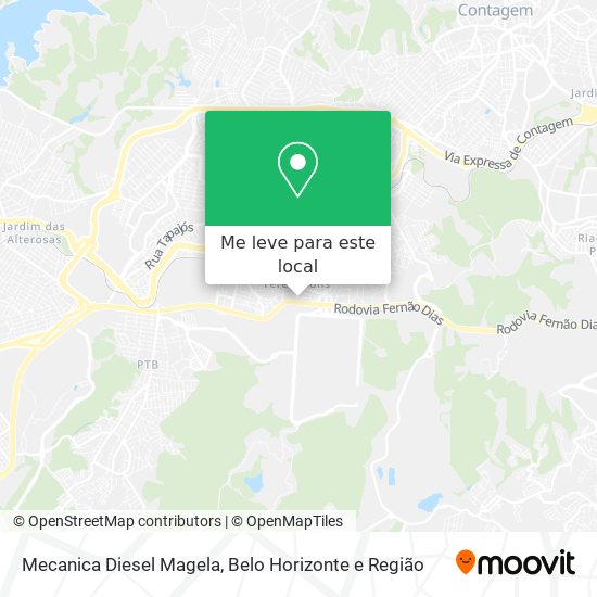 Mecanica Diesel Magela mapa