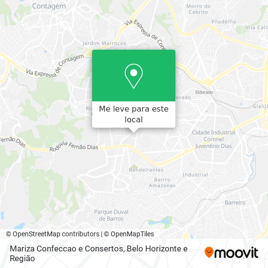 Mariza Confeccao e Consertos mapa